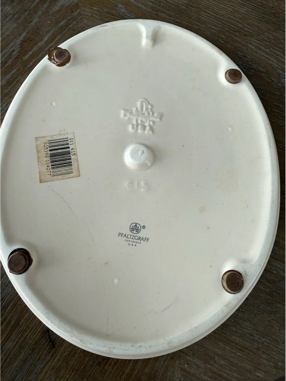 Pfaltzgraff measures 9”